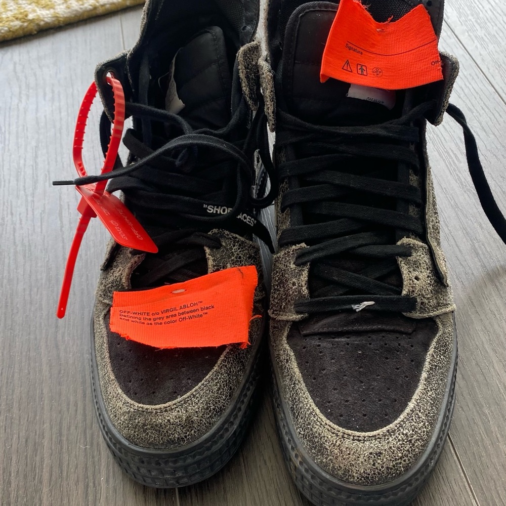 Off White Sneakers Skate High